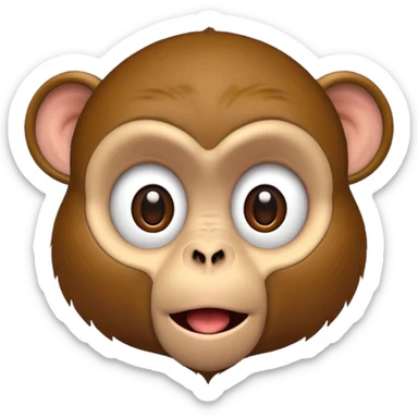🐒😯؟ sticker
