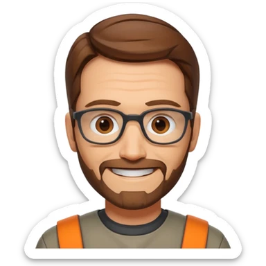 gordon freeman smiling just face sticker