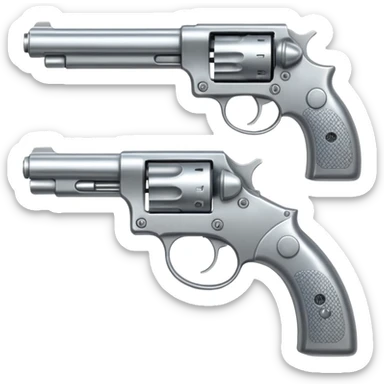 4 pistols sticker