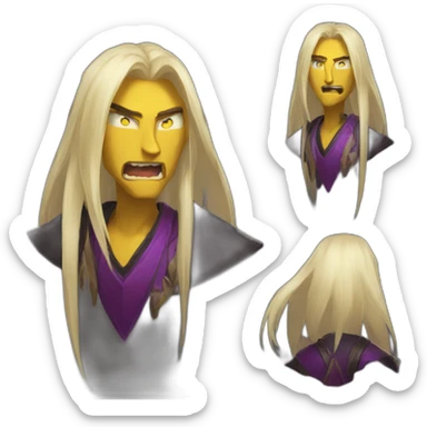invoker dota 2 rage evil sticker
