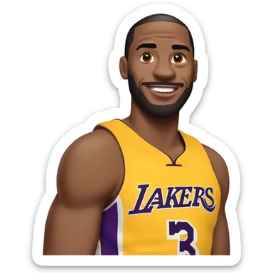 Los Angeles lakers sticker