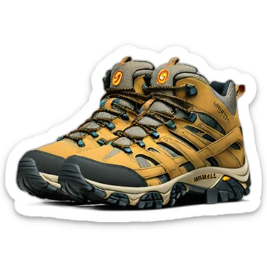 merrell moab boot sticker