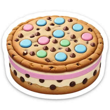 Pastel Chocolate Chip Cookie Cake sticker