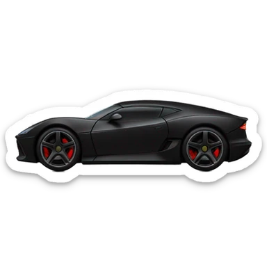 Dark trooper sleek sports car  sticker