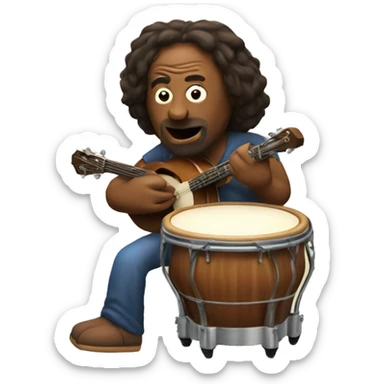 Widespread panic bongos player sticker