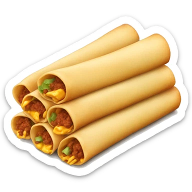 Mexican taquitos sticker