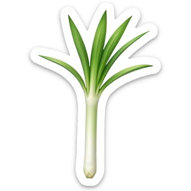 skinny leek sticker