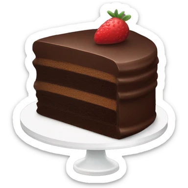 Chocolate cake sticker