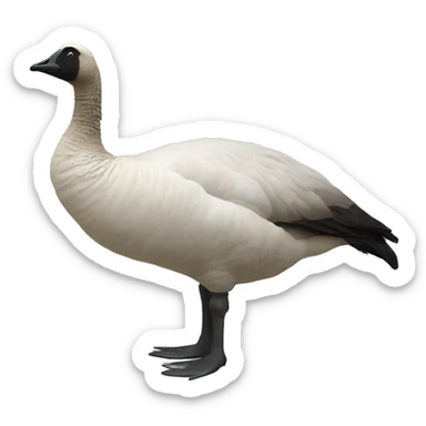 Goose for the lower body and llama head sticker