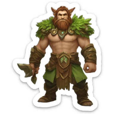 The hero of dota lone druid sticker