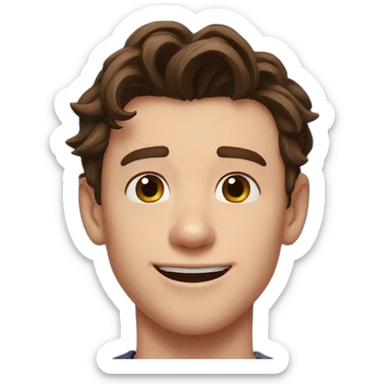 Tom Holland Pleasure Face sticker