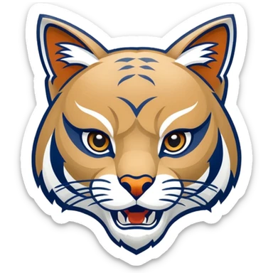 GCSU Bobcats emoji copy and paste sticker