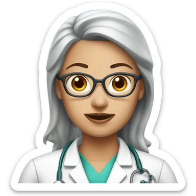 Female vascular surgeon  sticker