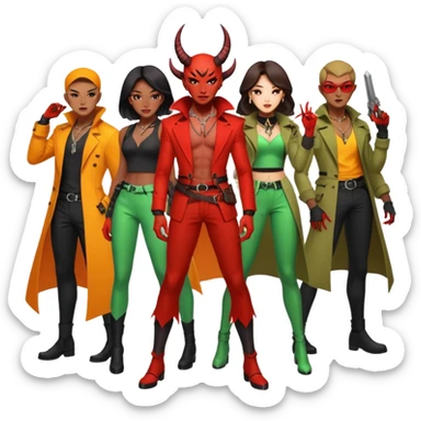 kpop demon hunters sticker