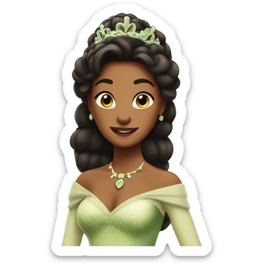 tiana princess sticker