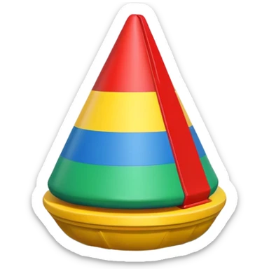 colorful pool green yellow red blue buoy sticker