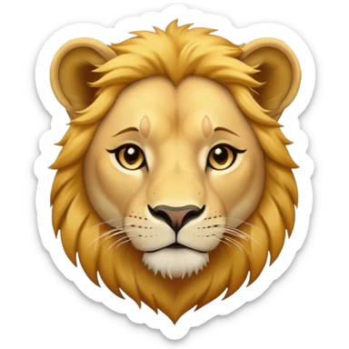 Lioness of god sticker