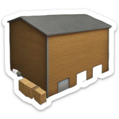 modern lumber factory sticker