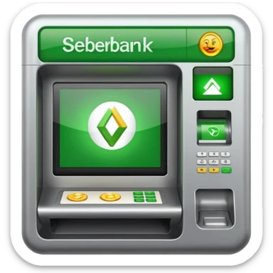 atm sberbank sticker