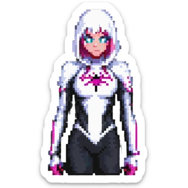 Spider-Gwen from Spider-Verse sticker