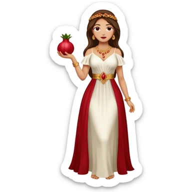 ejemplos diosa tanit vestimenta completa+ sticker