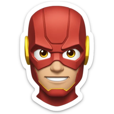 The Flash Super Hero sticker