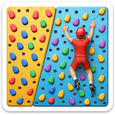 Climbing Wall sticker