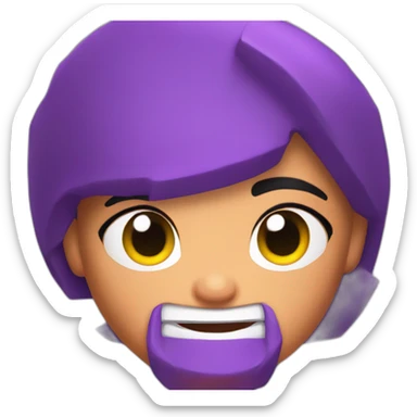 shelly in brawl stars sticker