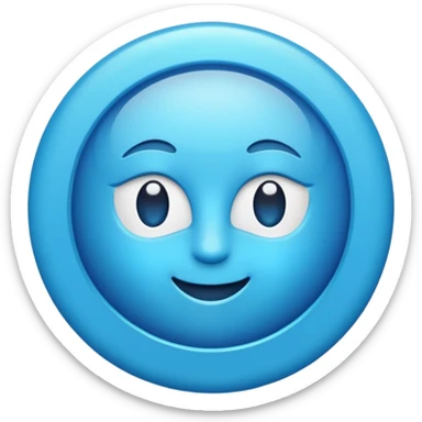 Certified blue color sticker