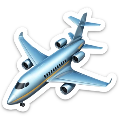 Un avion jet sticker
