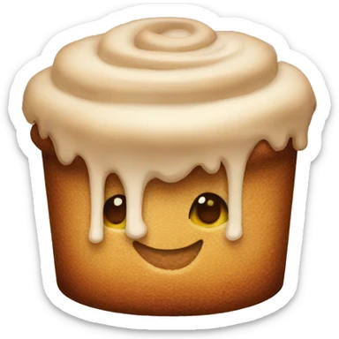Coffee cake sticker