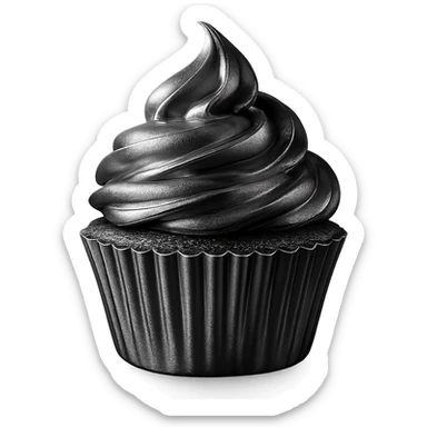 gothic cupcake sticker