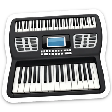 Teclado musical  sticker