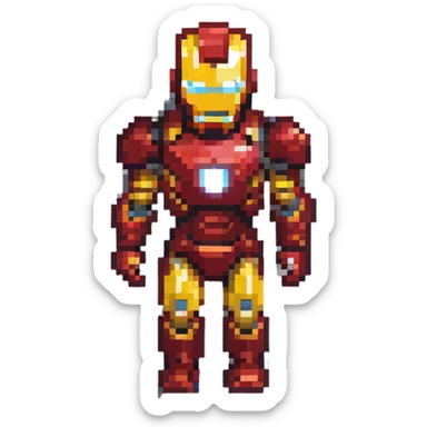 Iron Man Marvel superhero sticker