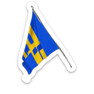 Drapeau ville de Nantes sticker