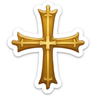 Templar Cross sticker