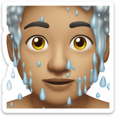 Wash your face sticker