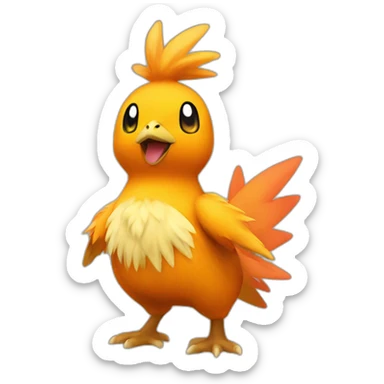 Torchic pokemon sticker