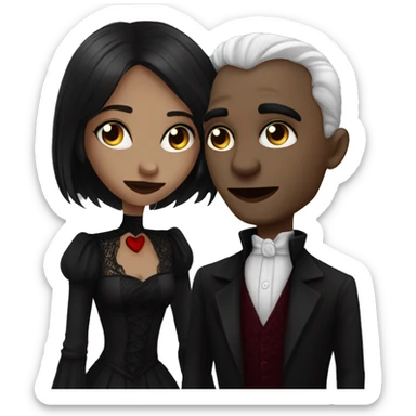 vampiric romantic gothic  sticker