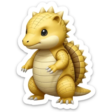 Spinomon-Sandshrew sticker