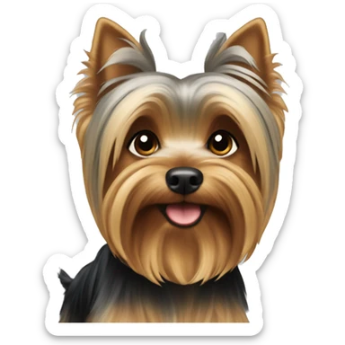 make a yorkshire terrier breed emoji sticker