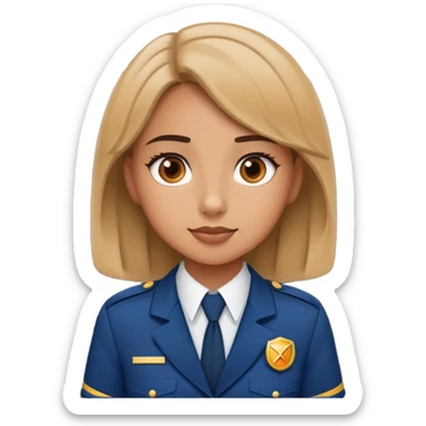 Girl work at the cinema  sticker