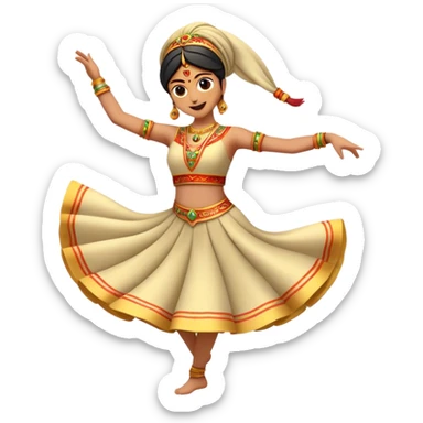 Cinematic Realistic Sirtaki Dance Pop Culture Emoji, showcasing energetic traditional dance movements rendered with dynamic, rhythmic lighting and expressive detail. sticker