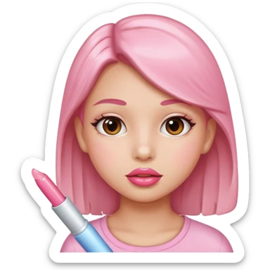 lip gloss kid sticker
