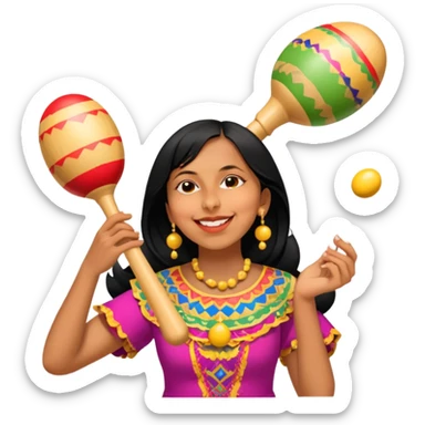 Maraca Player sticker