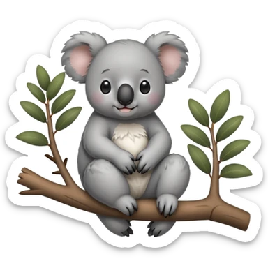 A cute koala sticker