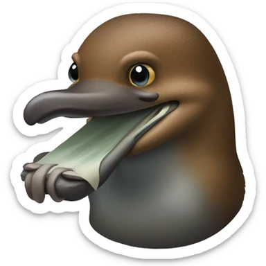 platypus sticker