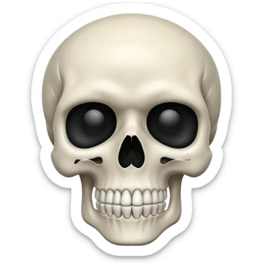 skull emoji use in whatsapp or instagram sticker