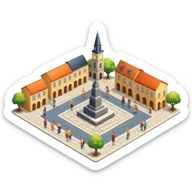 city square sticker