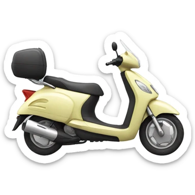 scooter modern model sticker